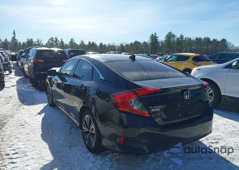 2016 Honda Civic Ex-T from USA, damaged, VIN 19XFC1F32GE030899